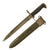 Original U.S. WWII M1 Garand 10 inch Bayonet by Utica Cutlery with Laundry Number Marked M7 Scabbard Original Items