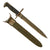 Original U.S. WWII M1 Garand 10 inch Bayonet by Utica Cutlery with Laundry Number Marked M7 Scabbard Original Items