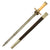 Original German Pre-WWI Hirschfänger Stag Handle Long Shooting Dress Cutlass by H. Barth with Scabbard Original Items