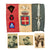 Original U.S. WWII Italian Veterans Souvenir Group - NAPLES 1945 Naked Lady Knife, Bracelet, Italian Flag, Insignia Original Items