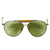 Original WWII USAAF Private-Purchase Aviator Sunglasses with Possibly Named Leather Case Original Items