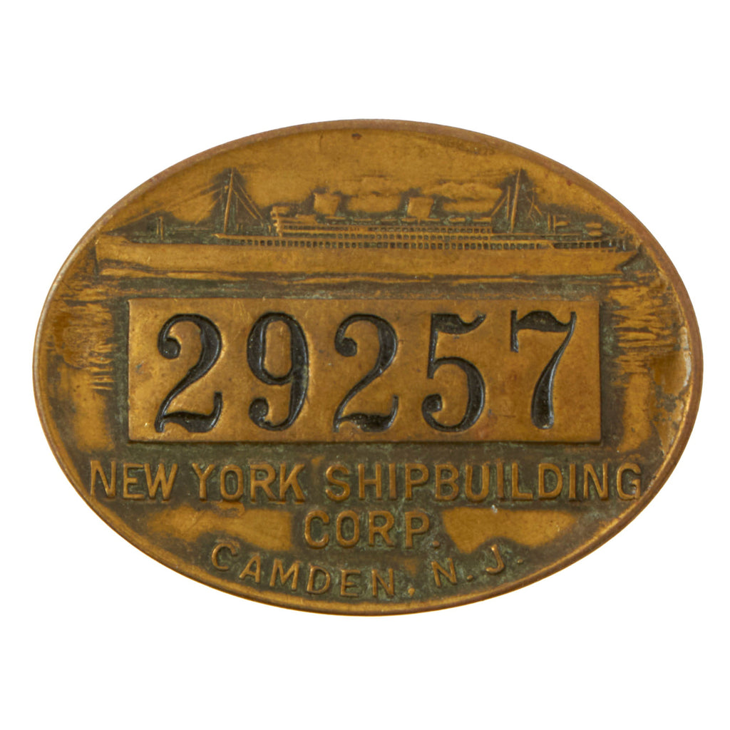 Original U.S. WWII Homefront New York Shipbuilding Corporation Camden ...