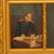 Original Imperial German Pre-WWI “Der alte Kurs” Framed Triptych Painting Set of Helmut von Moltke, Kaiser Wilhelm I, and Otto von Bismarck - 10 x 17” Original Items