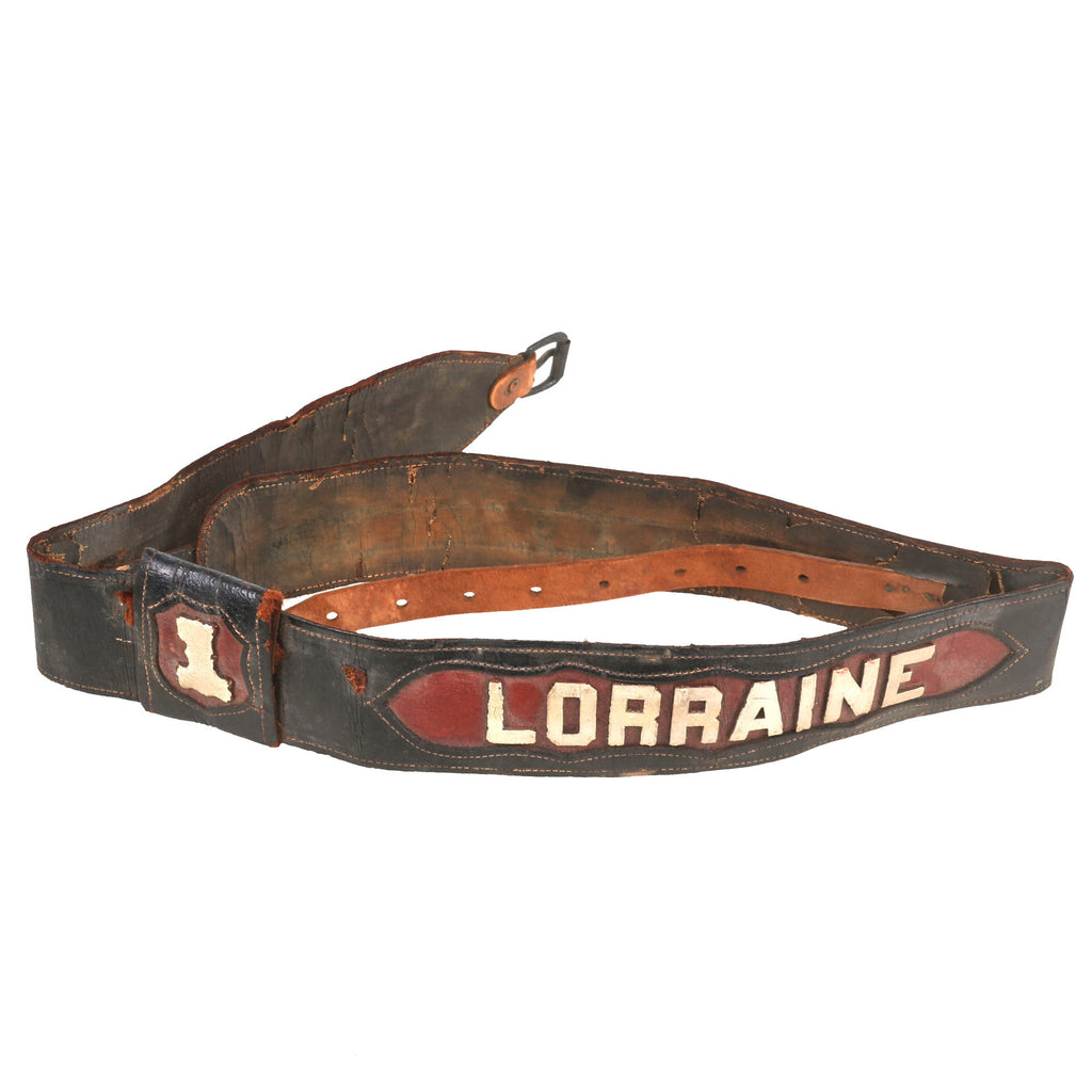 Original U.S. Mid-19th Century Fireman’s Belt for 1st Lorraine Company Original Items