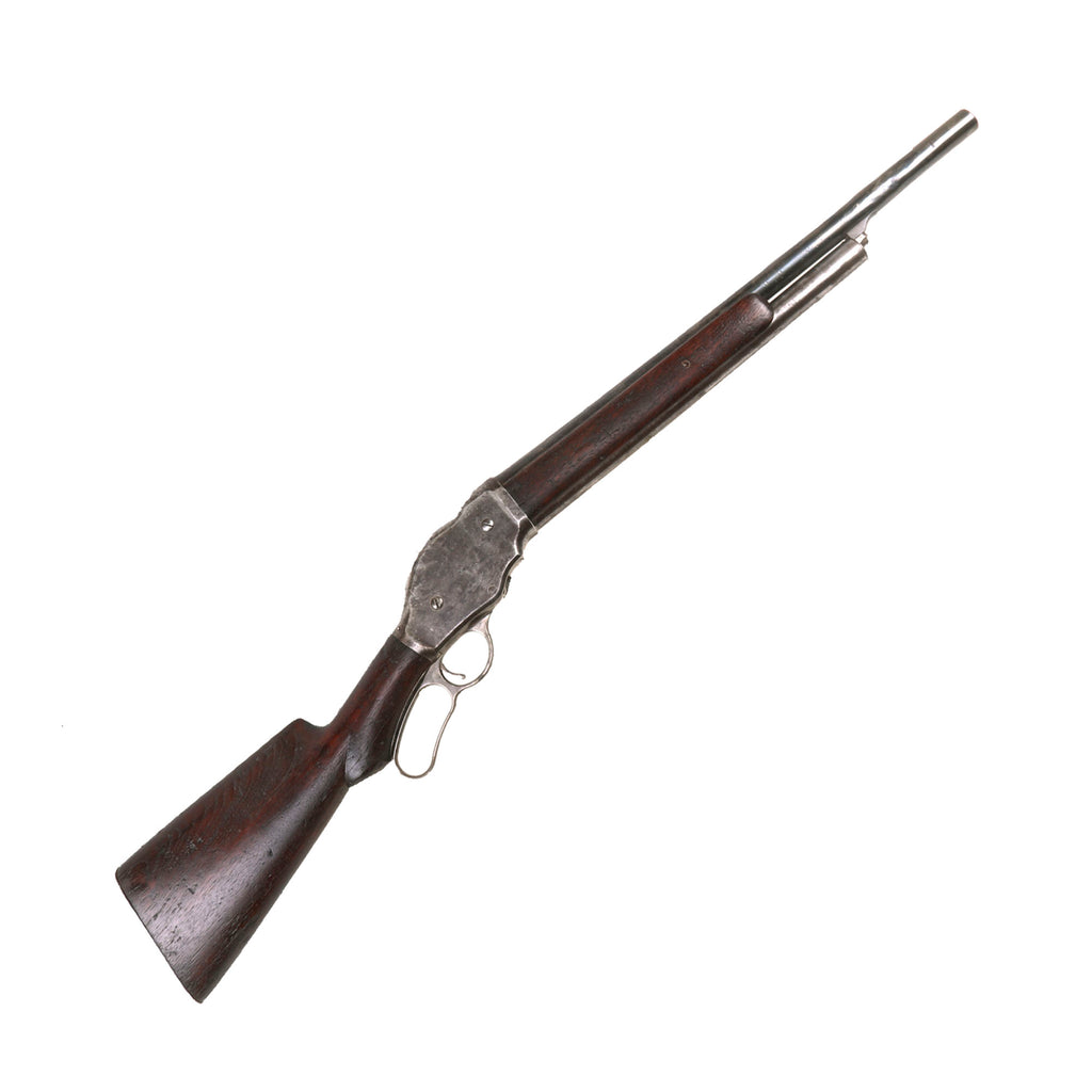 Original U.S. Winchester Model 1887 Lever Action 12ga. Shotgun with Shortened 21" Barrel made in 1888 - Serial 10485 Original Items