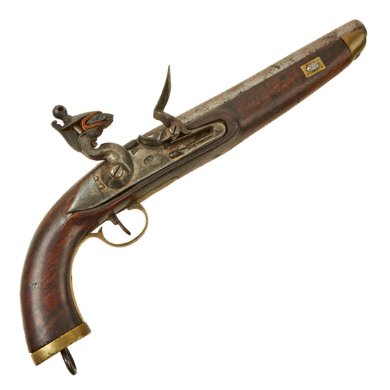 Original 19th Century Belgian Sea Service Flintlock Pistol made for the Ottoman Empire - Circa 1830 Original Items