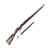 Original German Made M1891 Argentine Mauser Rifle by Ludwig Loewe Serial A 0226 with Intact Crest and Bayonet - made in 1892 Original Items