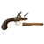 Original 18th Century English Brass Queen Anne Flintlock Pistol by Joseph Heylin with Grotesque Butt Cap - Circa 1770 Original Items