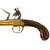 Original 18th Century British Brass Boxlock Flintlock Pistol with Turn Off Barrel and Mask Butt Cap - Circa 1780 Original Items
