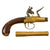 Original 18th Century British Brass Boxlock Flintlock Pistol with Turn Off Barrel and Mask Butt Cap - Circa 1780 Original Items