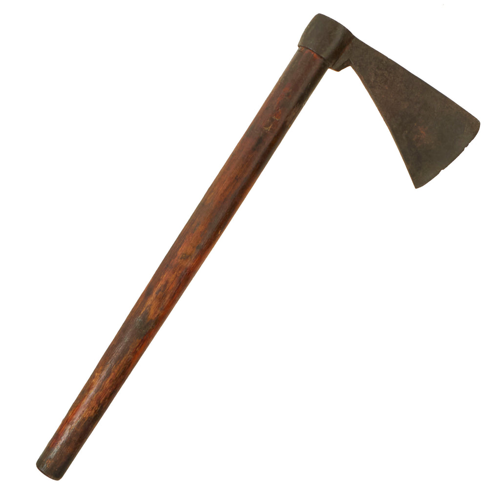 Original U.S. / British Early Revolutionary War era Colonial Blacksmith Hand Forged Trade Tomahawk With Maker Marking - M.A.P. Original Items