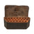 Original U.S. American Revolution / War of 1812 Era American Cartridge Box with Detached Rosette & Wooden Insert Original Items