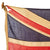 Original British Mid-19th Century Union Jack Multi-Piece Wool Flag with Halyard - 34 x 70” Original Items