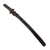 Original 17th Century Edo Period Japanese Handmade Wakizashi Short Sword with Lacquered Scabbard and Sageo Cord