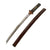 Original 18th Century Edo Period Japanese Ko-Wakizashi Short Sword with False-Length Lacquered Scabbard