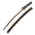 Original 18th Century Edo Period Japanese Handmade Ō-Wakizashi Short Sword with Lacquered Scabbard