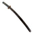 Original 18th Century Edo Period Japanese Handmade Ō-Wakizashi Short Sword with Lacquered Scabbard