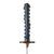 Original 18th Century Edo Period Japanese Handmade Ō-Wakizashi Short Sword with Lacquered Scabbard