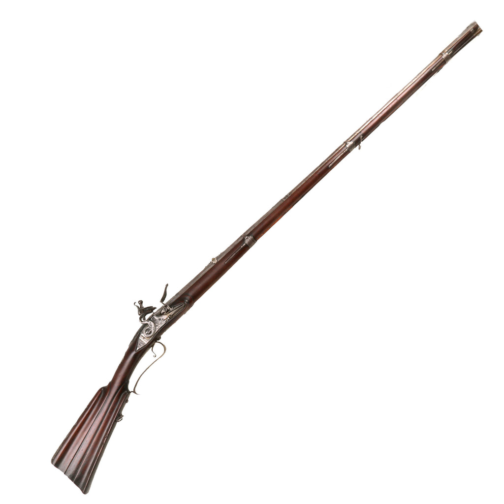 Original 18th Century Spanish Catalan Silver Decorated Flintlock Fowling Piece by Antonio Rovira of Igualada - Circa 1760 Original Items