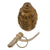 Original Post-WWII Soviet Russian Inert F1 Hand Fragmentation Grenade - Afghan Bringback - Rare Original Items