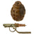 Original Post-WWII Soviet Russian Inert F1 Hand Fragmentation Grenade - Afghan Bringback Original Items