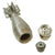 Original U.S. WWII M49A2 60mm Deactivated Unfinished Mortar Round with Unfinished Fuse - Markings Never Added - Inert Original Items