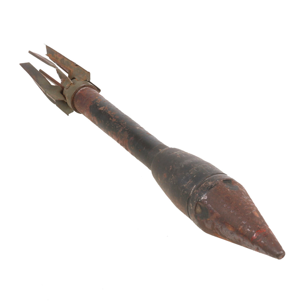 Original U.S. WWII M7A1 Anti-Tank Practice Rocket for the M1 and M1A1 2.36 Inch Bazooka Launcher - Inert Original Items
