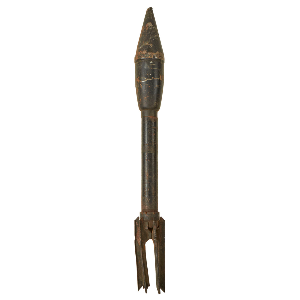 Original U.S. WWII M7A1 Anti-Tank Practice Rocket for the M1 and M1A1 2.36 Inch Bazooka Launcher - Inert Original Items