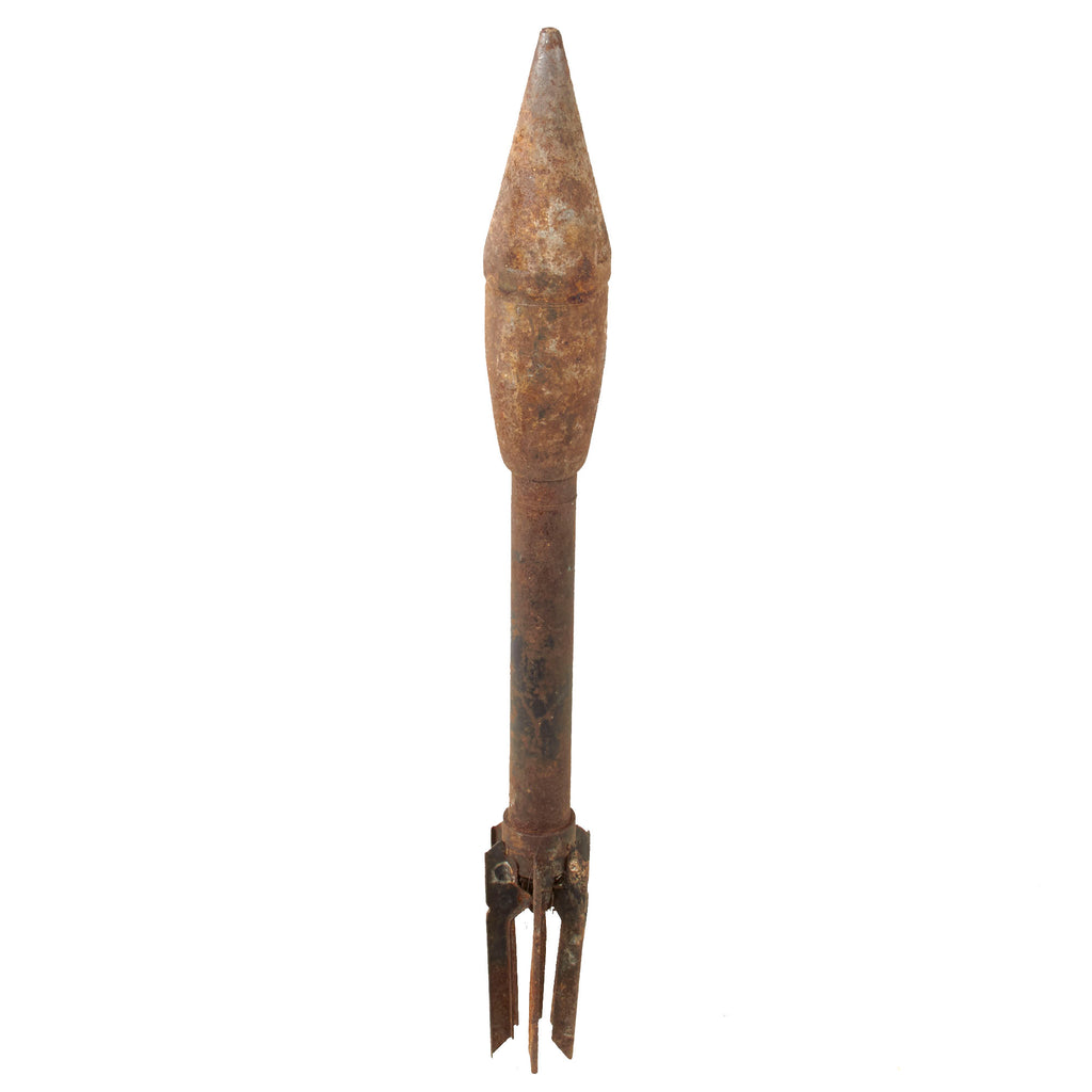 Original U.S. WWII M7A1 Anti-Tank Practice Rocket for the M1 and M1A1 2.36 Inch Bazooka Launcher - Inert Original Items
