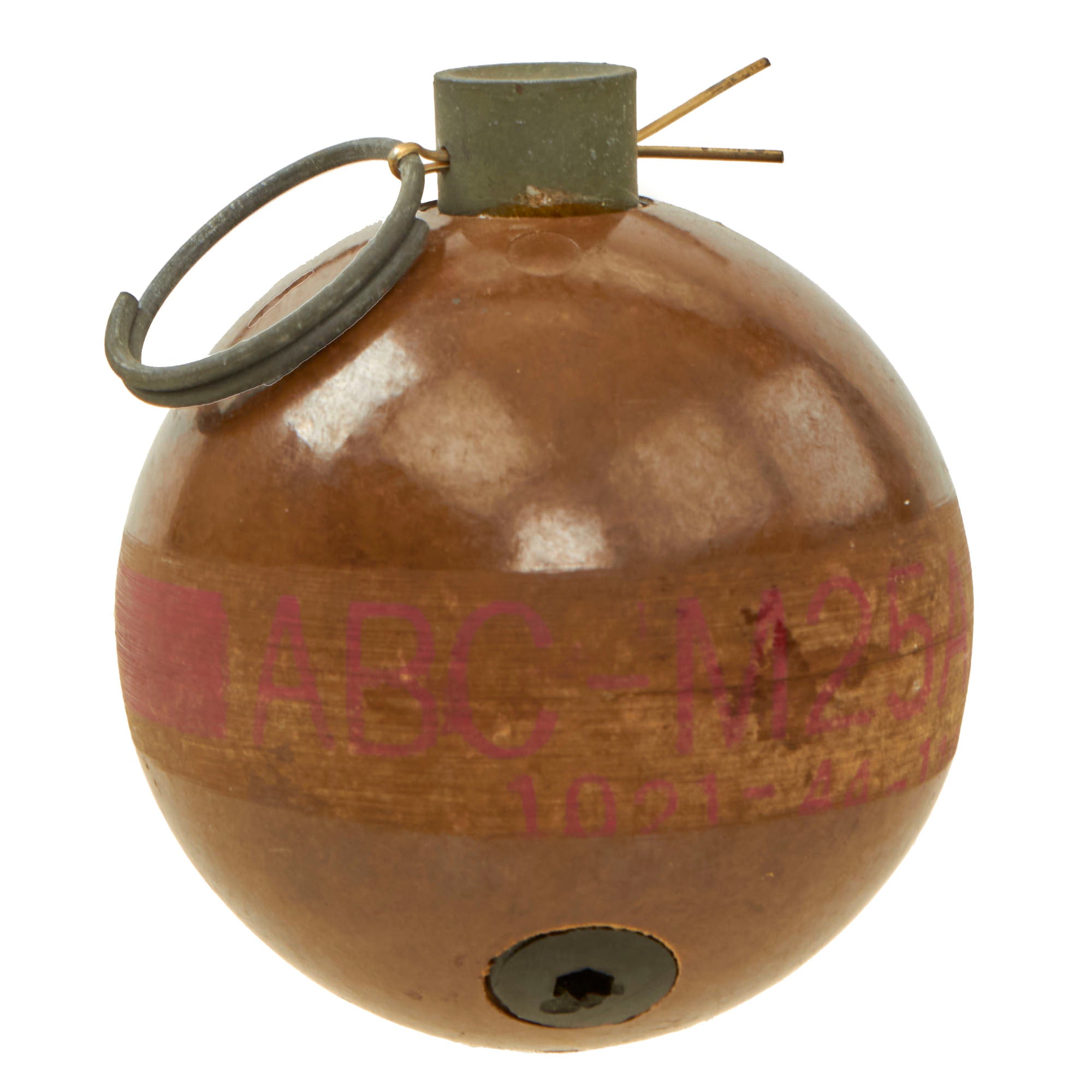Original U.S. Vietnam War Era Inert M25A2 CS Gas Riot Control Grenade ...