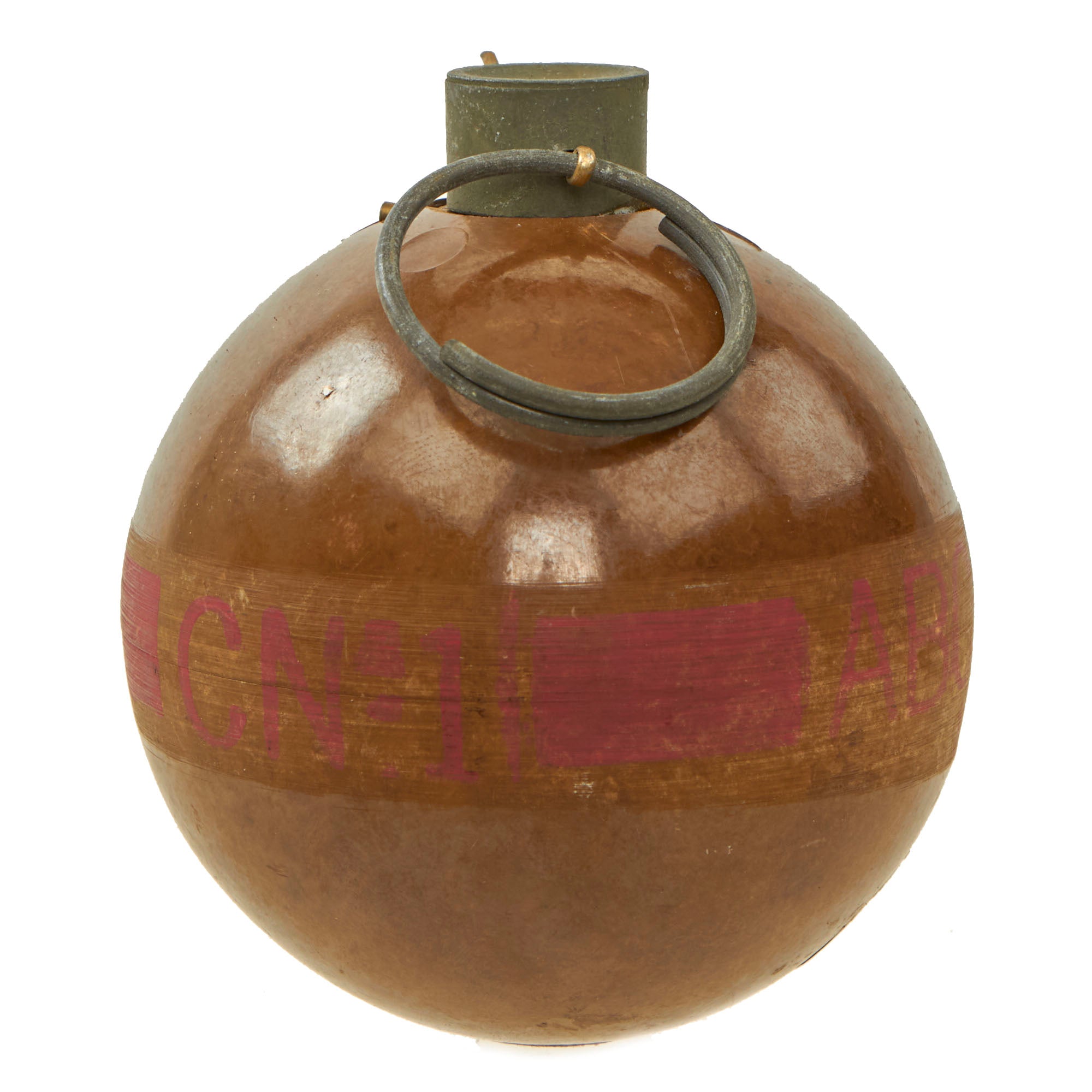 Original U.S. Vietnam War Era Inert M25A2 CS Gas Riot Control Grenade ...