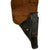 Original German WWII Walther P38 Black Leather Softshell Holster by Gustav Sudbrack of Bielefeld - Pistole 38 Original Items