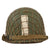 Original U.S. Korean War Era Major’s M1 Schlueter Rear Seam Swivel Bale Helmet with Westinghouse Liner & Helmet Net - Follow Me Bar Original Items