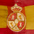 Original U.S. Spanish-American War Enormous Spanish Flag Captured by 16th Pennsylvania Volunteer Infantry at El Coto with Hand-Painted Royal Spanish Coat of Arms - 50 x 144” Original Items