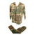 Original Rhodesian Bush War Era Rhodesian Sergeant’s Brushstroke Camouflage Pattern Uniform Set by Paramount Original Items