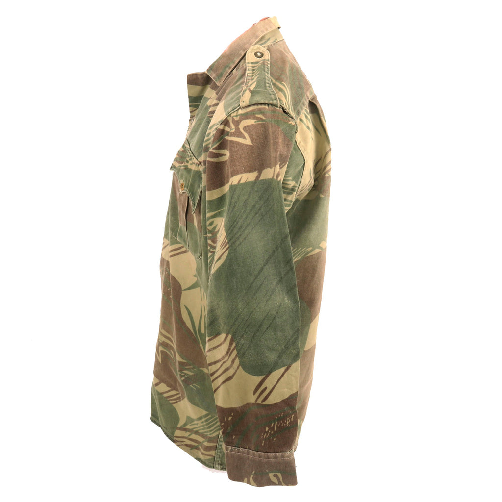 Original Rhodesian Bush War Era Rhodesian Sergeant’s Brushstroke Camou ...
