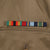 Original Rhodesian Bush War Era British South Africa Police Captain Officer’s Short-Sleeve Khaki Bush Jacket with Insignia & Ribbon Bar Original Items