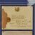 Original French Napoleonic Framed Fragment of Woodwork from Napoleon’s Home on St. Helena - 11¼ x 13¾” Original Items