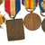 Original Cuban WWI & WWII Army Miniature 5-Medal Bar with WWI Victory Medal & Long Service Medal with 3 Stars Original Items