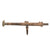 Original 19th Century Bronze Lantaka Swivel Cannon Barrel from the East Indies with Dolphin Ornaments - Circa 1800-1820 Original Items