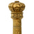Original English 19th Century Crown Police Brass Truncheon with Ebony Handle Original Items