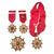 Original U.S. Vietnam War Era Legion of Merit Medal Set - Legionnaire, Officer, Commander, and Chief Commander - All Classes Original Items