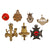 Original Rhodesian Bush War to Modern Era Military Insignia Lot with Medal, Belt Buckle, & Shoulder Boards Original Items