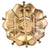 Original Chilean WWII Engraved Orden al Mérito Order of Merit Breast Star Initialed F.B.Z. - Dated 1941 Original Items