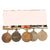 Original Pakistani Cold War Era Army Medal Bar with Five Medals - One Engraved on Rim to Hav Shaki Mohd of 8th Punjab Original Items