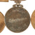 Original Pakistani Cold War Era Army Medal Bar with Five Medals - One Engraved on Rim to Hav Shaki Mohd of 8th Punjab Original Items