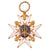 Original French & Spanish 19th Century Gold Medal Lot - Military Order of St. Louis Planchet & Royal and Military Order of Saint Ferdinand Mini Medal Original Items