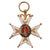 Original French Napoleonic Era Damaged Royal and Military Order of St. Louis Knight’s Cross Lot with Two Planchets & One Full Medal - As-Is Original Items