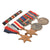 Original Canadian WWII Medal Bar with Ribbon Bar - Unnamed