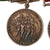 Original Canadian WWII & Korean War Medal Bar with Five Medals - Named Original Items